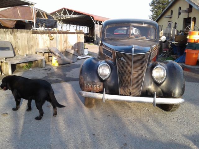 1937 black Ford 2 dr.
