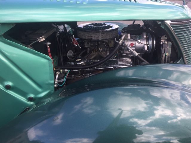 1937 Two tone Green Ford Other Humpback