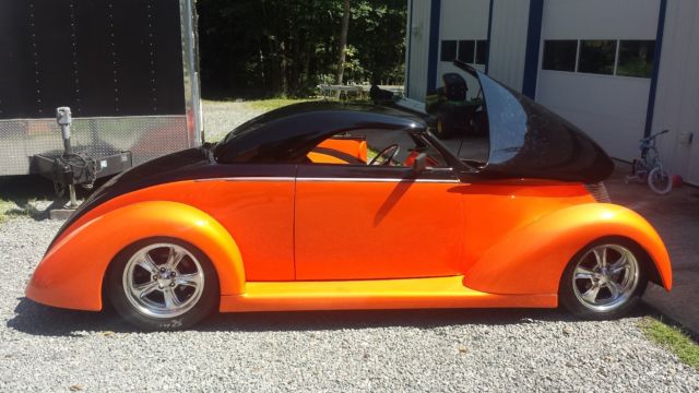 1937 Black and Orange Ford Other Convertible