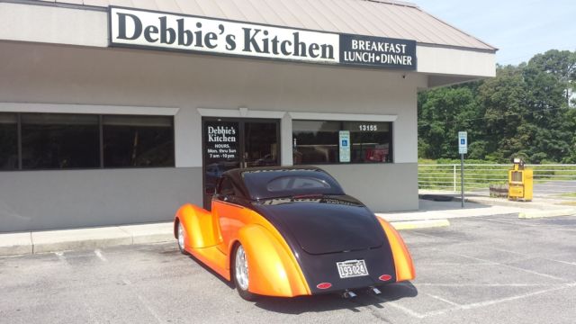 1937 Black and Orange Ford Other Convertible