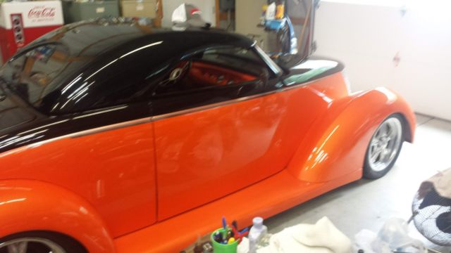 1937 Black and Orange Ford Other Convertible