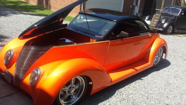 1937 Black and Orange Ford Other Convertible