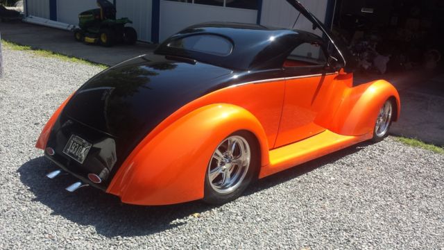 1937 Black and Orange Ford Other Convertible