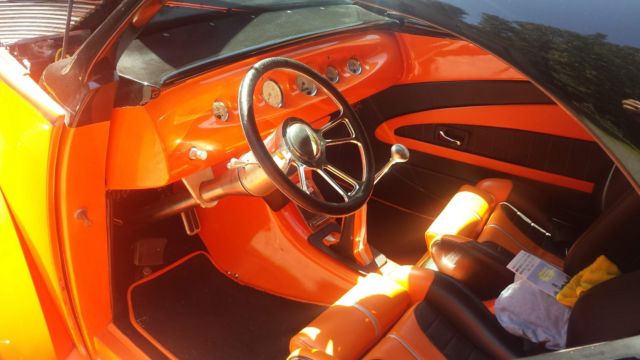 1937 Black and Orange Ford Other Convertible