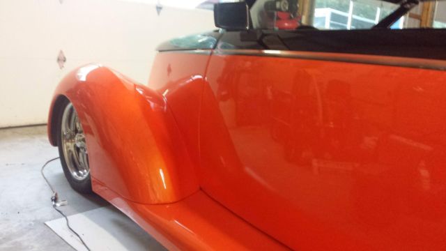 1937 Black and Orange Ford Other Convertible