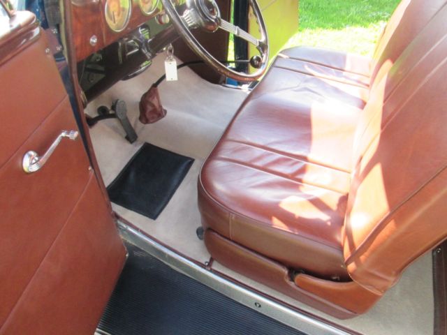 1937 Blue Ford Model 78 Convertible
