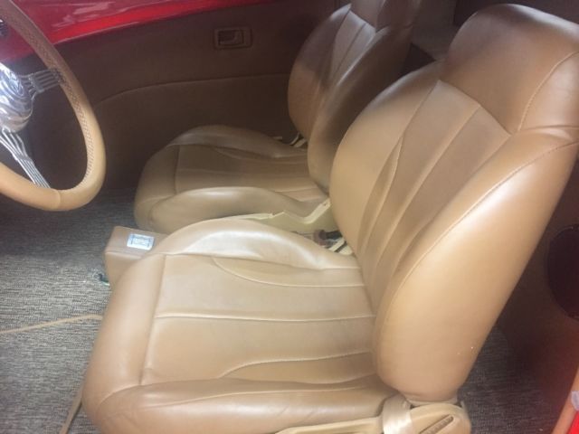 1937 Red Ford Roadster Convertible