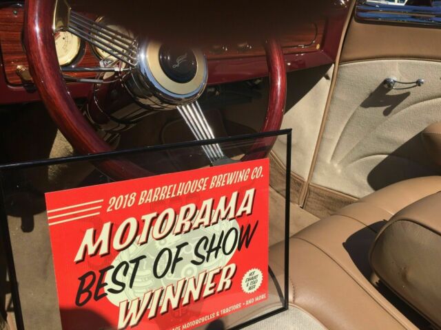 1937 Burgundy Ford Other Convertible