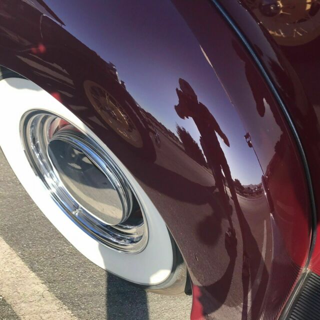 1937 Burgundy Ford Other Convertible