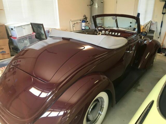 1937 Burgundy Ford Other Convertible