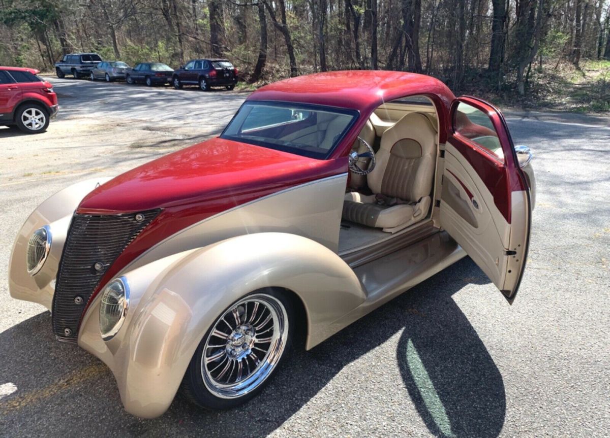 1937 Root Beer Pearl/Champagne Pear Ford COUPE Coupe