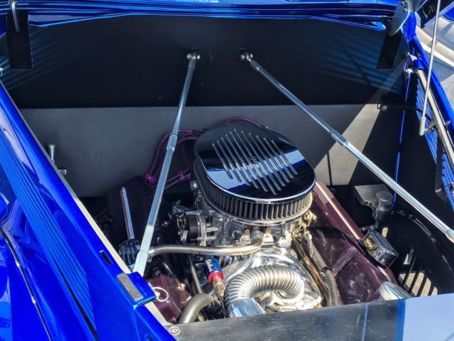 1937 Bright Blue Metallic Ford Coupe Coupe