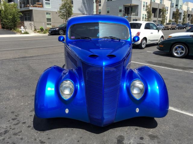 1937 Bright Blue Metallic Ford Coupe Coupe