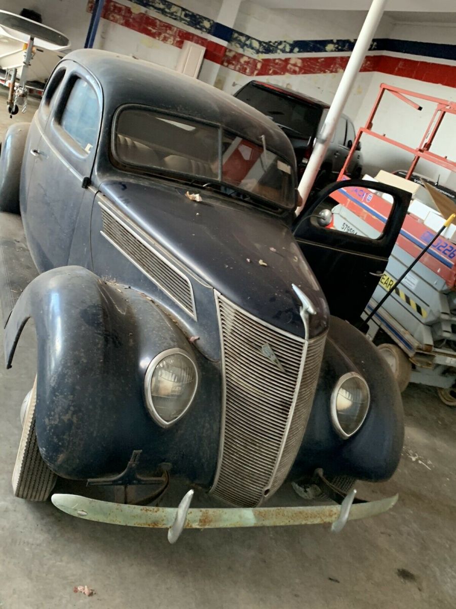 1937 Blue Ford Coupe Coupe