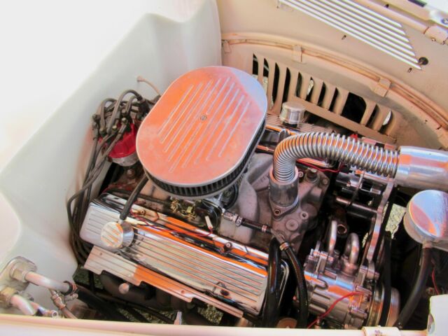 1937 CREAM / ORANGE Ford COUPE Coupe