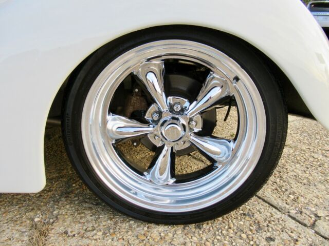 1937 CREAM / ORANGE Ford COUPE Coupe