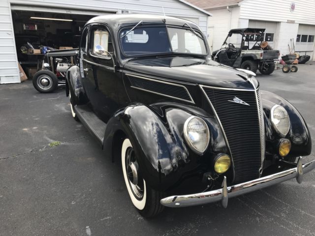 1937 black Ford coupe coupe