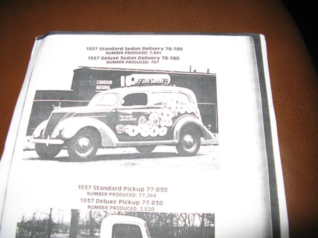 1937 Black Ford Other sedan delivery