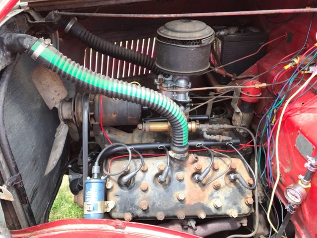 1937 Red Ford Other fire truck