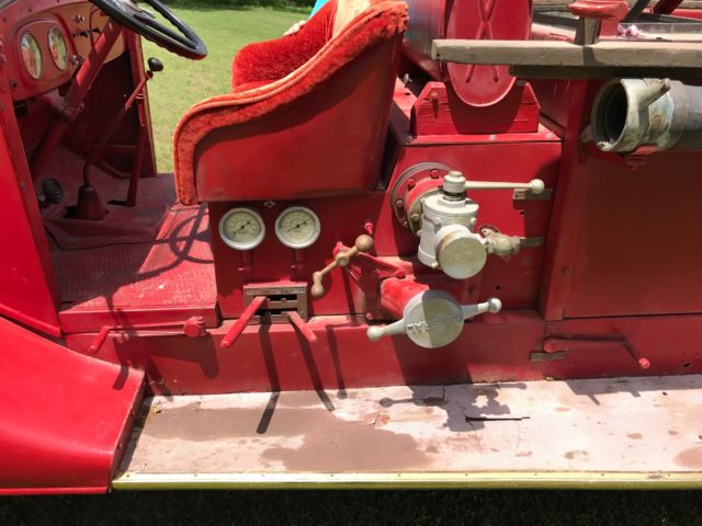 1937 Red Ford Other fire truck