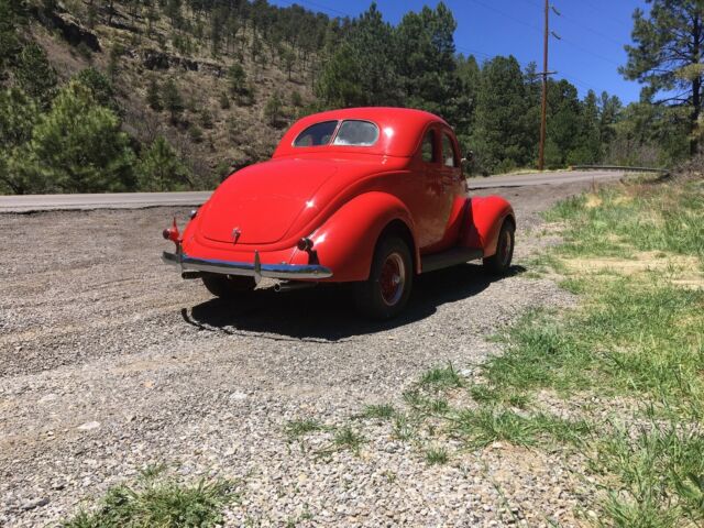 1937 Red Ford Model 78 Coupe