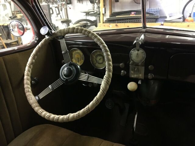 1937 Red Ford Model 78 Coupe