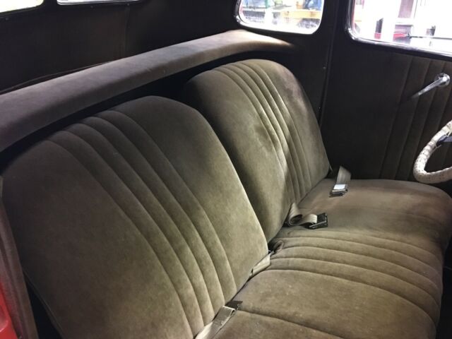 1937 Red Ford Model 78 Coupe