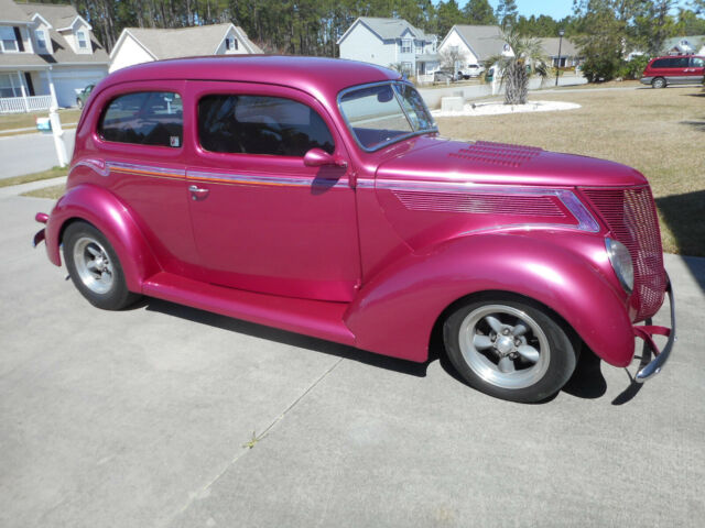 1937 Magenta Ford Other Sedan