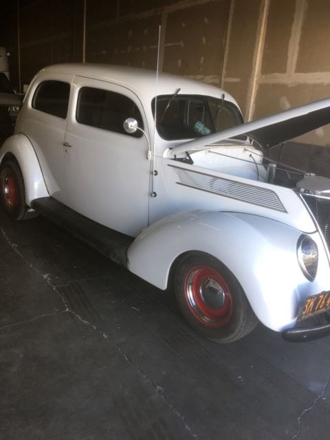 1937 White Ford Humpback --