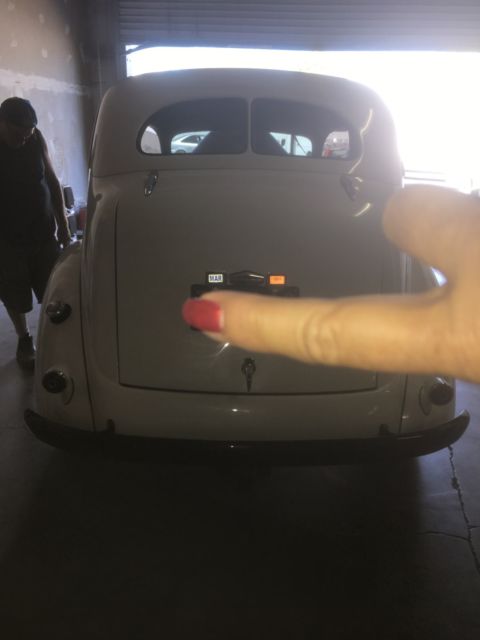 1937 White Ford Humpback --