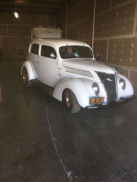 1937 White Ford Humpback --
