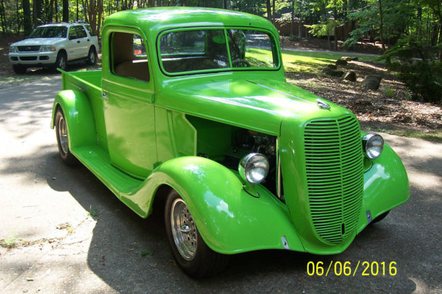 1937 Red and Black Ford Other Pickups Single Cab