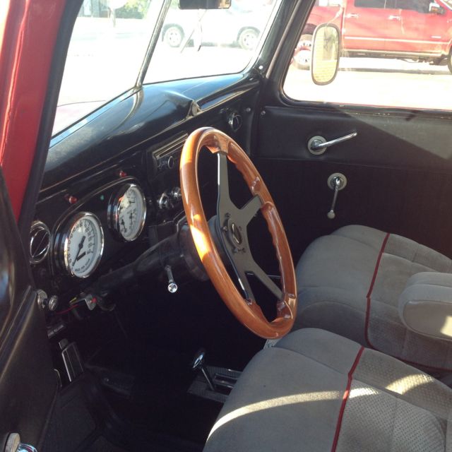 1937 Red and Black Ford Other Pickups Single Cab
