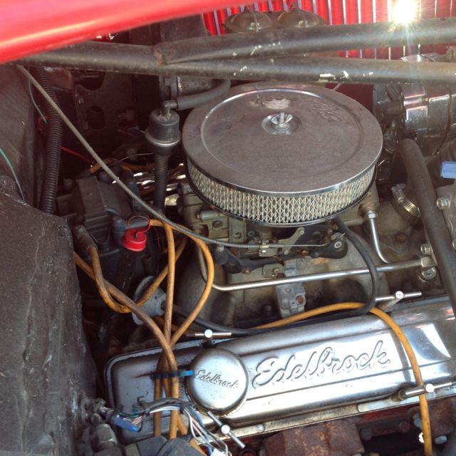 1937 Red and Black Ford Other Pickups Single Cab