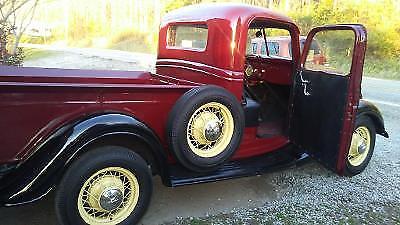 1937 Maroon and black Ford Other Pickups Standard Cab Pickup