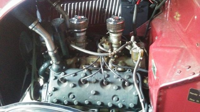 1937 Maroon and black Ford Other Pickups Standard Cab Pickup