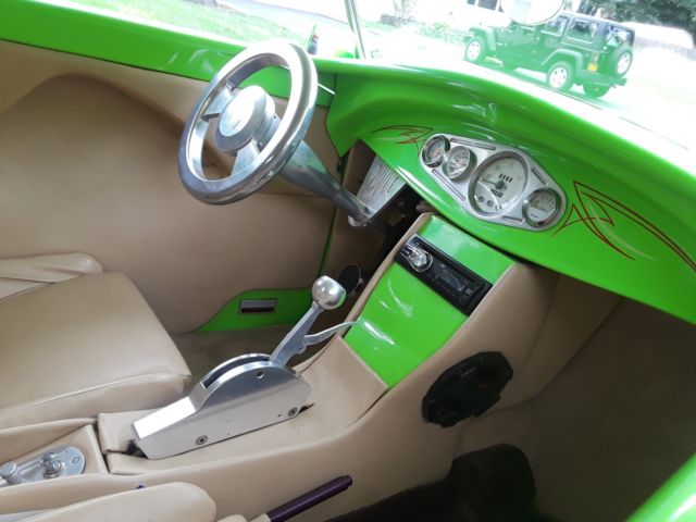 1937 Green Ford ROASDSTER Convertible