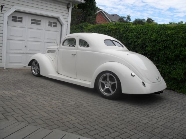 1937 Cream Ford COUPE Coupe