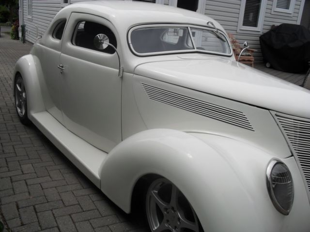 1937 Cream Ford COUPE Coupe