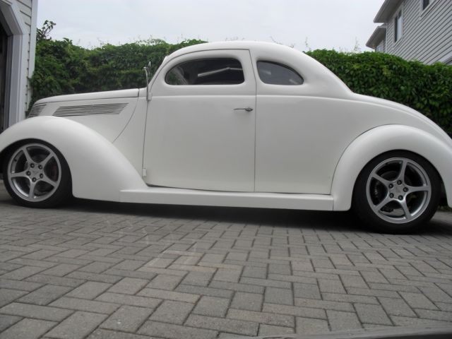 1937 Cream Ford COUPE Coupe
