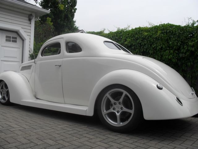 1937 Cream Ford COUPE Coupe