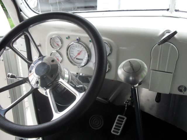 1937 Cream Ford COUPE Coupe