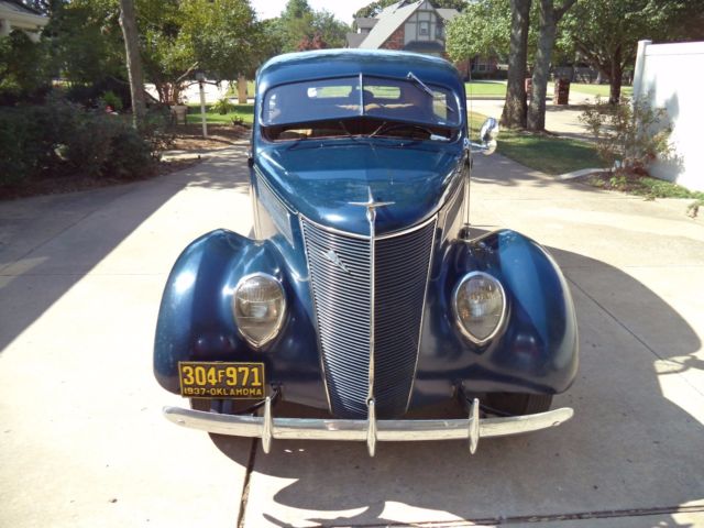 1937 Blue Ford Standard Touring Sedan Tudor
