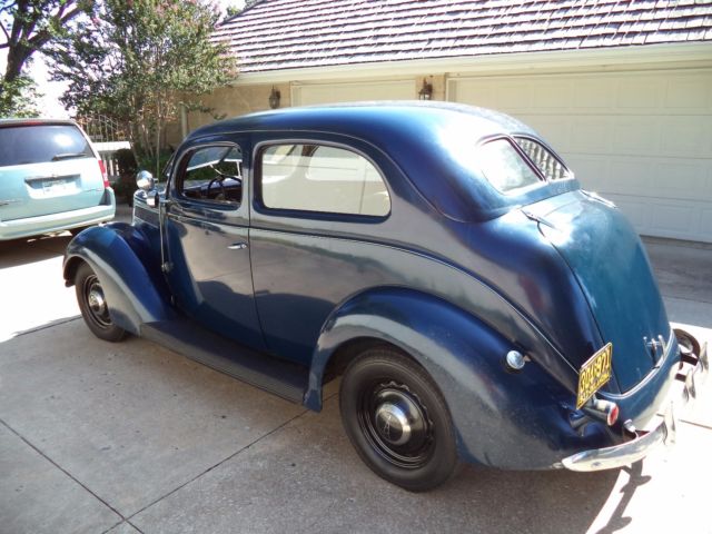 1937 Blue Ford Standard Touring Sedan Tudor