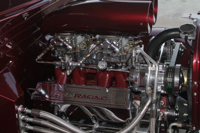 1937 Hibiscus Red Pearl Ford Street Rod