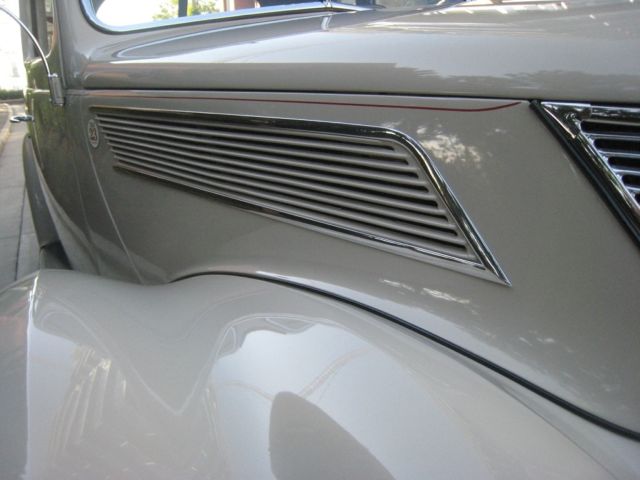 1937 Beige Ford V8 Coupe Coupe