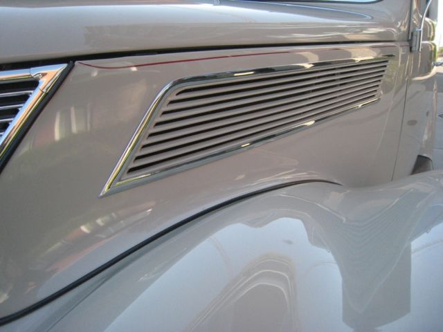 1937 Beige Ford V8 Coupe Coupe