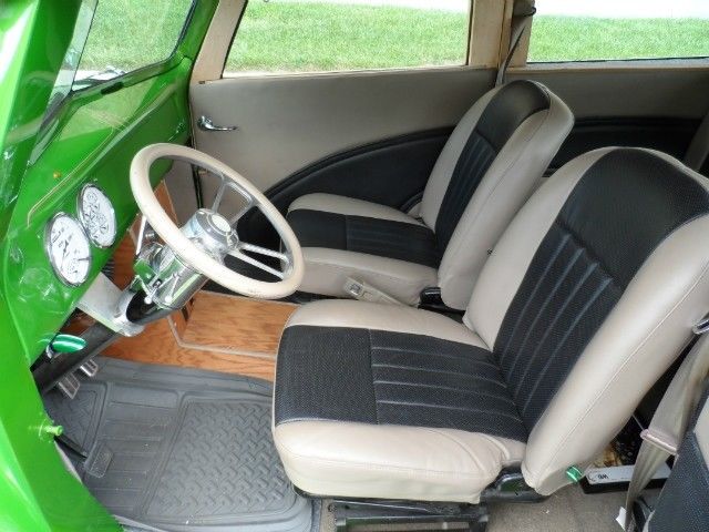 1937 Green Ford Other 4 DR WOODY WAGON