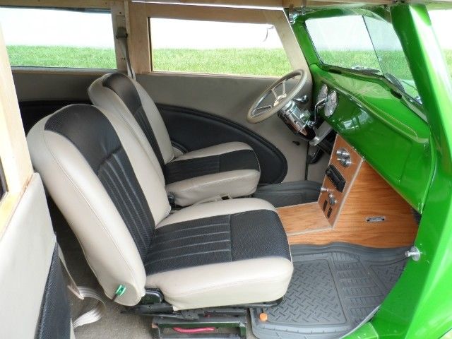 1937 Green Ford Other 4 DR WOODY WAGON