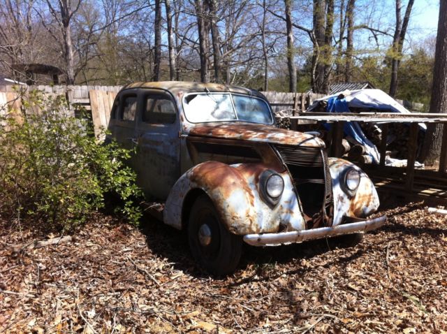 1937 Gray Ford Humpback Sedan